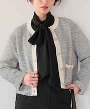 サマーツイードニットカーディガン