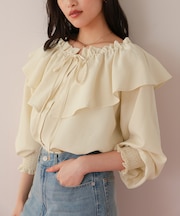 ふんわりシルエットマルチウェイブラウス