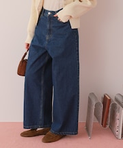 ワイドルーズデニムパンツ