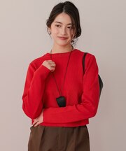 クリア釦UVケアニットカーディガン