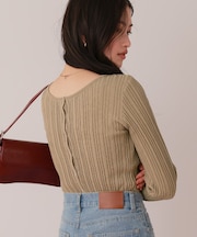 UVケアリングドットニットカーディガン