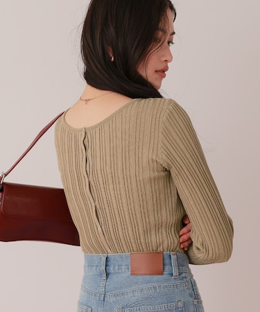 UVケアリングドットニットカーディガン