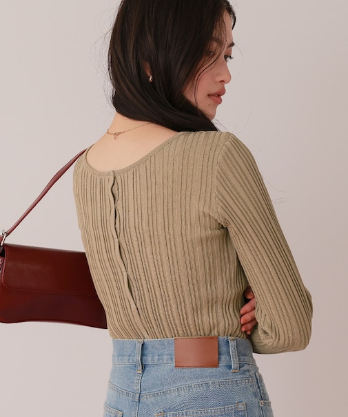 UVケアリングドットニットカーディガン