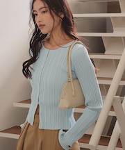 UVケアリングドットニットカーディガン