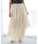 ランダムヘムティアードスカート