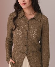 レースコンパクトシャツ