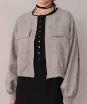 ダブルポケットデザインブルゾン