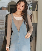 レイヤード風リブカットソートップス