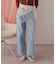 ストレートシルエットデニムパンツ