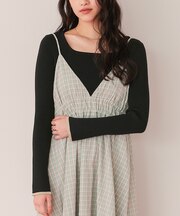 UVケア/抗ピルスクエアリブニット