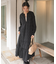 スキッパーティアードロングスリーブワンピース