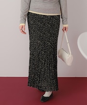 ワッシャープリントスカート