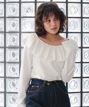 マルチwayフリルカットソートップス