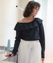 マルチwayフリルカットソートップス