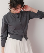 UVケアコンパクトニットカーディガン