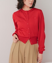 UVケアコンパクトニットカーディガン