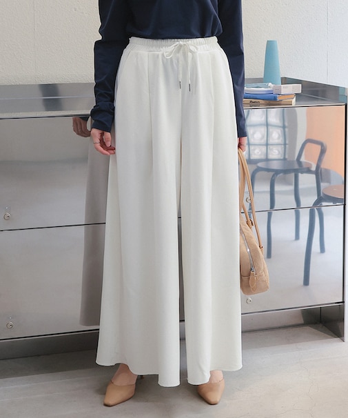 スーパーワイドタックスウェットパンツ