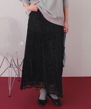 ワッシャーレーススカート