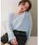ルーズロングスリーブカットソー