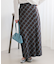 チェックストレートスカート