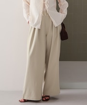 ツータックワイドイージーパンツ
