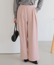 ツータックワイドイージーパンツ