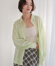 シアーカラーシャツ