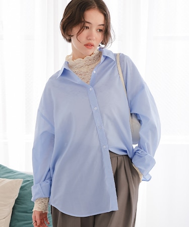 シアーカラーシャツ