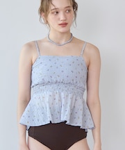 3点セット/ライトシャーリングトップス付ビキニ/水着