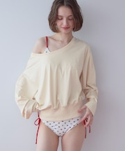 マルチwayショルダーデザイントップス/ラッシュガード