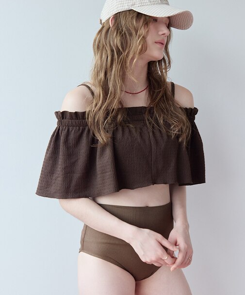 3点セット/マルチwayギャザーアイテム×ビキニ/水着