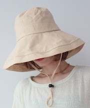 2wayワイドブリムハット