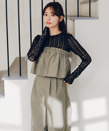 2wayフレアオールインワン