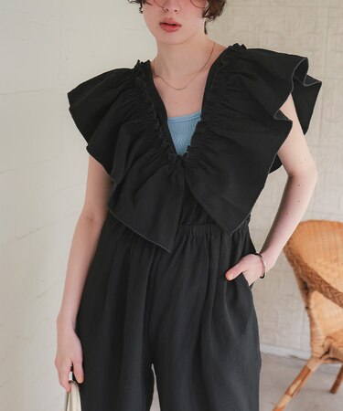 2wayフリルオールインワン