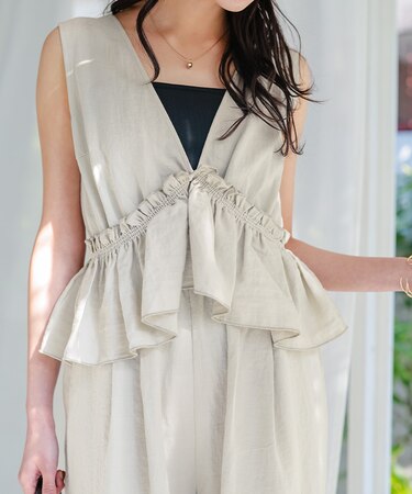 2wayフリルオールインワン