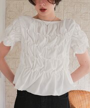 ポコポコシャーリング半袖Tシャツ