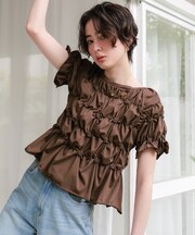 ポコポコシャーリング半袖Tシャツ