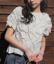 ポコポコシャーリング半袖Tシャツ