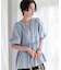 前後2wayレースアップチュニックブラウス