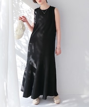 リブバックシャンワンピース