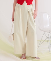 ラップデザインデニムパンツ