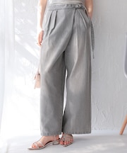 ラップデザインデニムパンツ