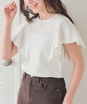 フレアスリーブニットトップス