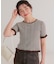 フリルスリーブ半袖ニットトップス