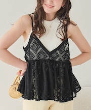 アソートレースキャミソールビスチェ