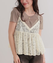 アソートレースキャミソールビスチェ