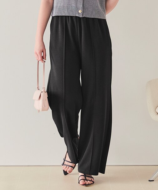 リラックスセンターシームストレートパンツ