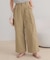 撥水ワイドデザインパンツ