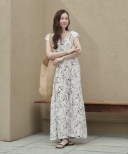 2wayショルダーワンピース