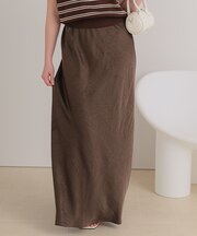 美シルエットサテンスカート